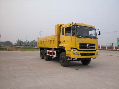 東風天龍后八輪雙橋自卸車